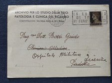 ARCHIVIO STUDIO FISIOPATOLOGIA E CLINICA DEL RICAMBIO 1937 COMMERCIALE TESTATINA