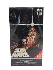 Vintage Star Wars VHS Rare 1984 Red Label White Back Sealed Unopened Rare