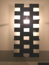 3 Lammpade da parete IKEA GYLLEN vetro XL design vintage 1990