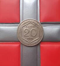 (£)     20 Centesimi 1919