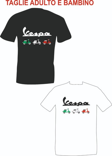 Tshirt vespa piaggio - vespa, maglia