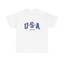 USA 1776 America Graphic T