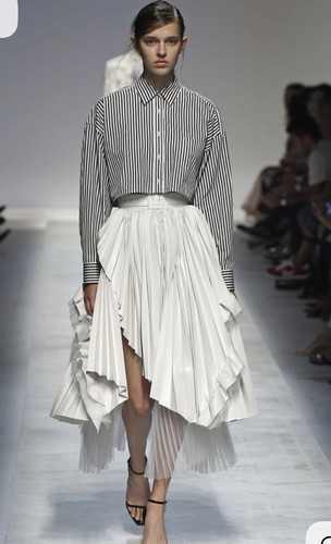 Gonna ermanno scervino - scervino, runway