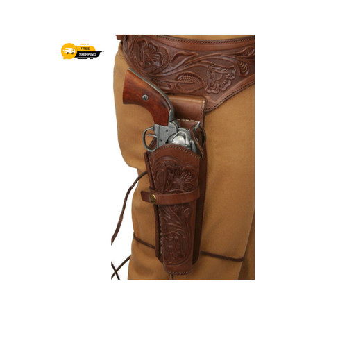 Western gun holster belt - western,