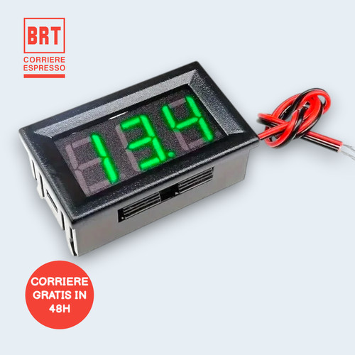 Voltmetro digitale led - a,