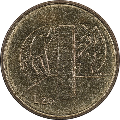San marino lire - 20, 1976