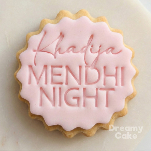 Timbro biscotti notte mendhi - biscotti,