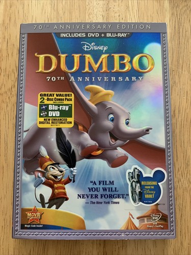 Dumbo blu ray dvd 2011 - dumbo, blu-ray/dvd
