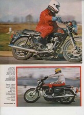 PUBBLICITA' TEST MOTO TRIUMPH BONNEVILLE 750 1979 MAXIMOTO MOTOINGLESI MOTOSPORT