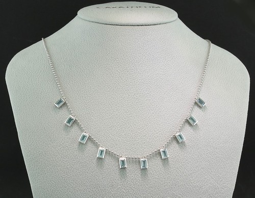 Collier acquamarina 585 oro - 585,