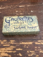 Scatola in latta-Gaufrettes Vanille”Sugar Pernot”Biscuits Pernot Dijon 1900