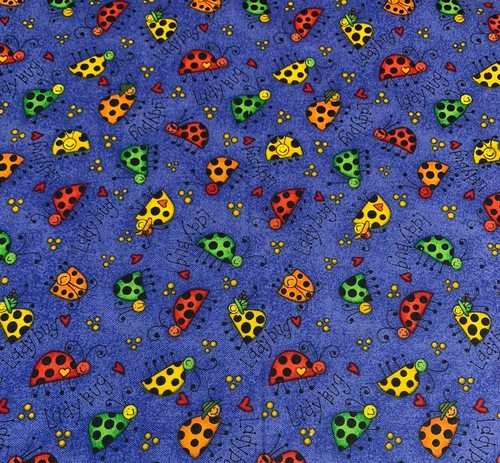 Coccinella pois cuore tessuto - cuore,