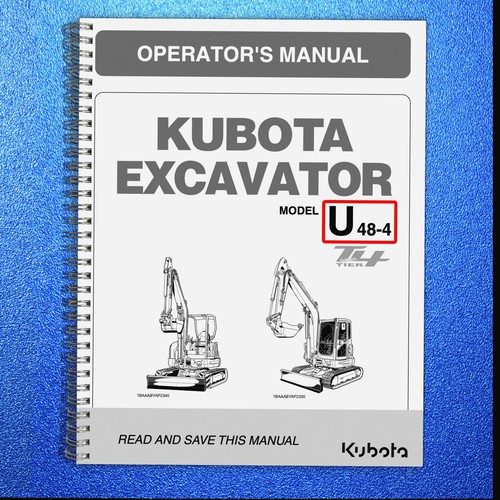 Kubota u48 excavator - kubota, u48-4