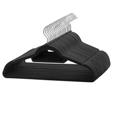 SET 50 GRUCCE APPENDIABITI VELLUTO NERE GRIGIE BEIGE ANTISCIVOLO SALVASPAZIO