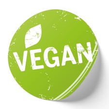 Adesivo "Vegan" Verde 20 cm