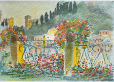 Terrazza a Portofino  Michele Cascella 