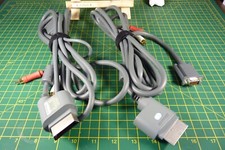 Cavo AV Scart originale Microsoft XBOX 360 (con opt. Fuori) - Ottime condizioni.