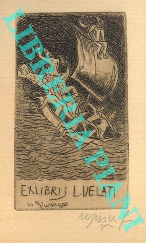 Exlibris rognoni franco - exlibris,