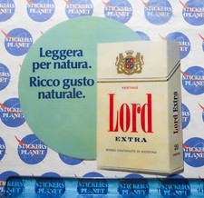 ADESIVO STICKER AUTOCOLLANT AUFKLEBER VINTAGE LORD EXTRA LEGGERA PER NATURA