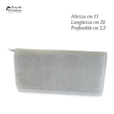 Portafoglio portamonete pelle portatessera donna artigianale italiana soffietto