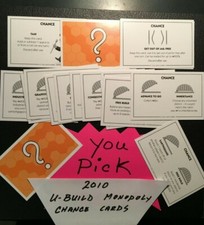 Carte Chance Monopoly U BUILD