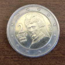 Moneta rara d'Austria  2€ 2002