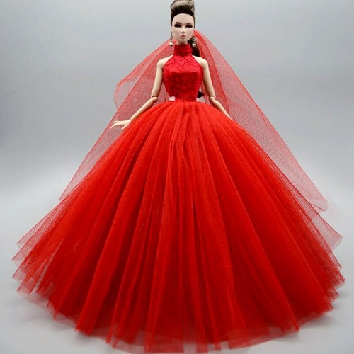 Abito sposa rosso collo - da,