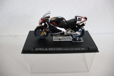  Modellino Moto GP Aprilia RSV 1000 N. Haga 2002 scala 1/24