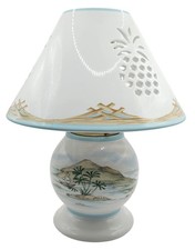 Lampada a candela coloniale britannica Lenox design ananas nautica tropicale