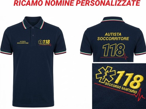 Polo 118 ricamata con - polo,