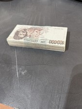 banconota repubblica italiana caravaggio 100,00 mila lire Leggere Descrizione.