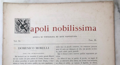 Antica rivista 1902 - , benedetto