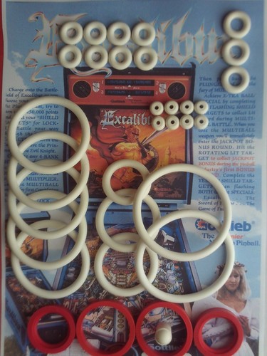 FLIPPER-GOTTLIEB-EXCALIBUR-KIT
