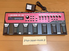 Boss RC-50 Loop Station Con Adattatore Made In Taiwan Pedale Effetto Usato Dal Giappone
