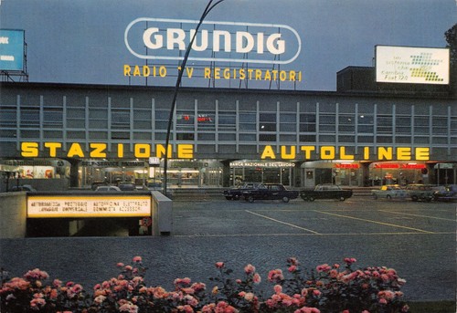 Cartolina bologna stazione - cartolina,