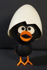 Bambola vintage anni 60 Lenci Calimero guscio rigido feltro Torino Italia rara difficile da trovare