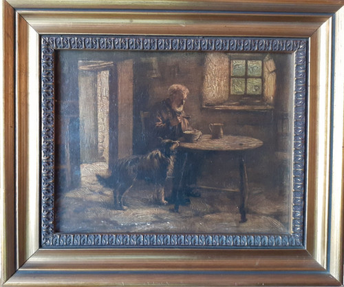 Dipinto olio tela - ad, su