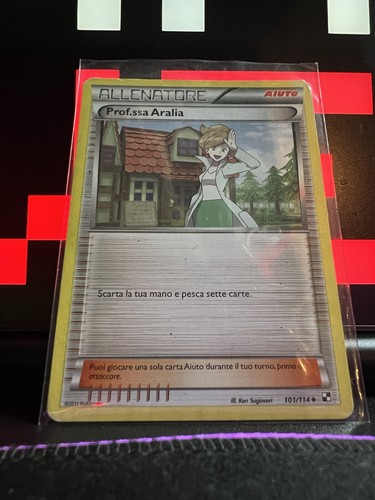Carta pokèmon prof ssa - pokèmon:, prof.ssa