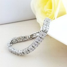 Double Row Tennis Bracelet 18K