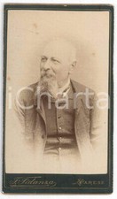 1890 ca. VARESE - Ritratto di uomo anziano - Foto FIDANZA - CDV