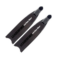 LEADERFINS Pinne ibride in fibra di carbonio per apnea e pesca in apnea (morbide) angolo 20°
