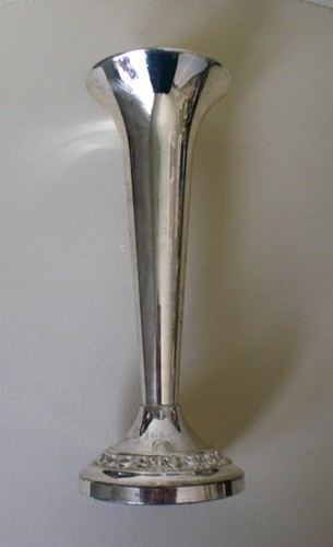 Vaso tromba argentato - vaso,