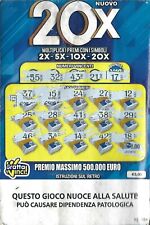 GRATTA E VINCI USATO NUOVO 20X SERIE 3308 COME FOTO