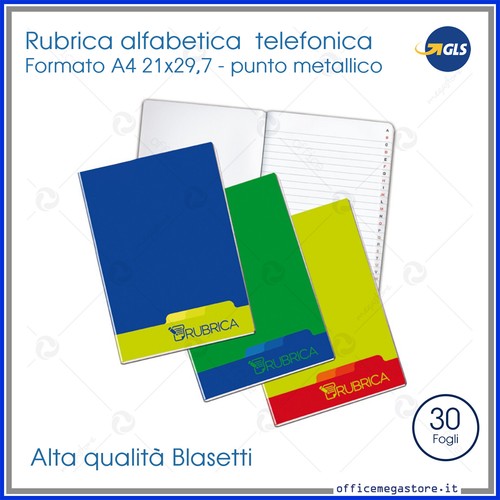 Quaderno rubrica alfabetica - quaderno,