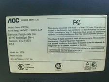 Monitor CRT AOC CT710g 17"