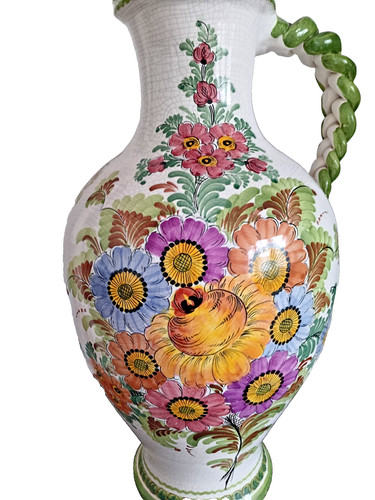 Vaso terra con manico - terra,