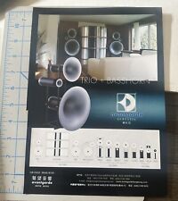 AVANTGARDE ACOUSTIC Altoparlante Hi End Pagina Pubblicitaria TRIO BASSHORN
