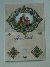 JJ039-LETTERINA DI NATALE CON SCRITTA DA BIMBA NEL 1964