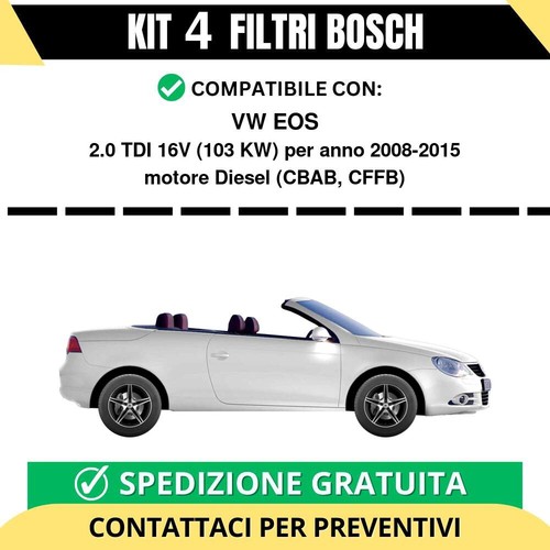 Kit filtri bosch eos 2 - kit,