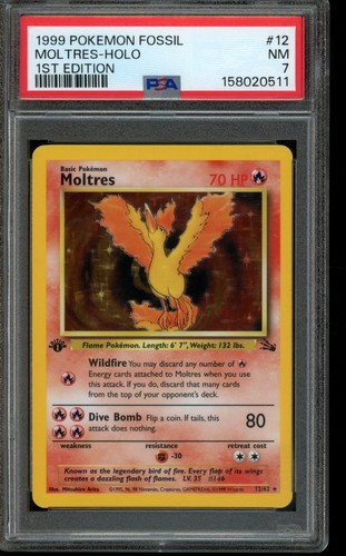Psa pokemon moltres - psa,